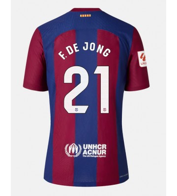 Barcelona Frenkie de Jong #21 Koszulka Podstawowych 2023-24 Krótki Rękaw